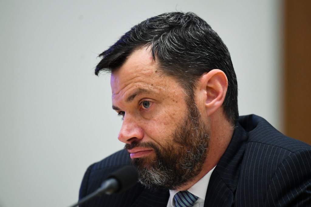 Senior bureaucrat Nathan Williamson is due to appear before the robodebt royal commission. (AAP Image/Lukas Coch)