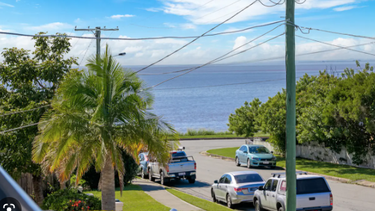 Georgina Street, Woody Point, where the near-fatal incident took place, leaving a two-year-old boy brain damaged. (Image: Supplied)