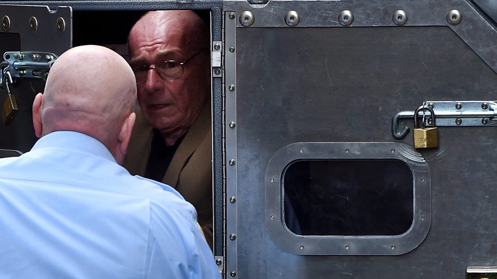 Former detective Roger Rogerson has lost his final appeal against a murder conviction and will die in jail. (AAP Image/Dean Lewins) 