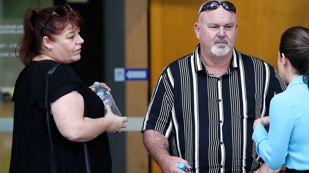 Belinda and Brett Beasley says they are over the moon at the passage of the laws. Their son, Gold Coast teenager Jack Beasley, died after a fight broke out between two groups in Surfers Paradise in December 2019. (AAP Image/Jono Searle)