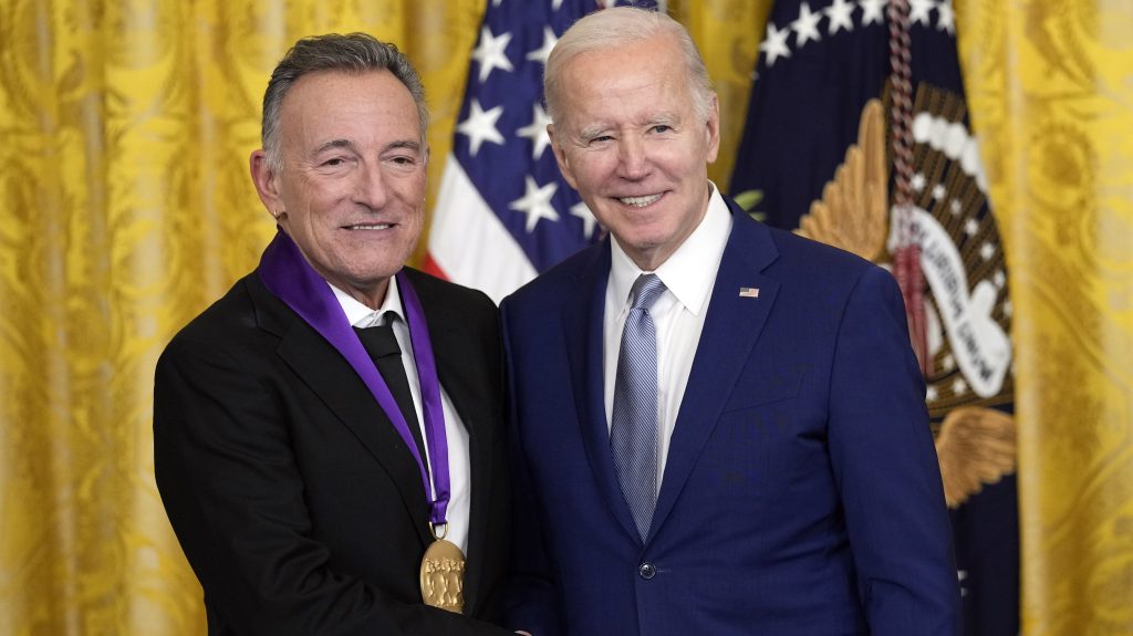 Thumbnail for Biden hands out honours; hints at plan to stay on as The Boss