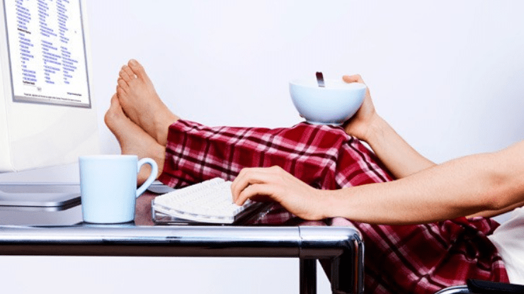 Covid has turned us into workplace slobs (Pic: LinkedIn)