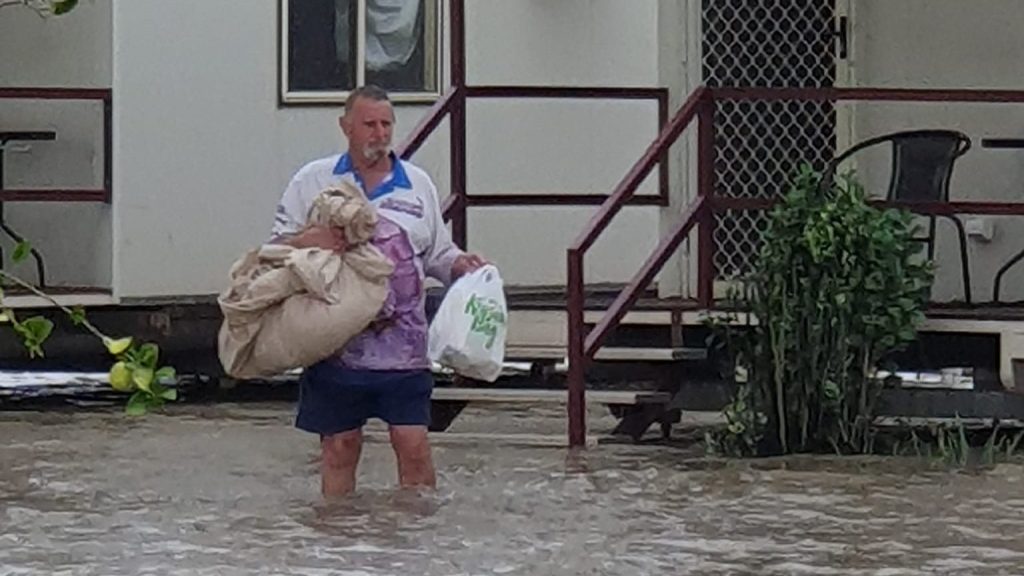 Thumbnail for Elderly flown to safety as Gulf flooding leaves outback awash