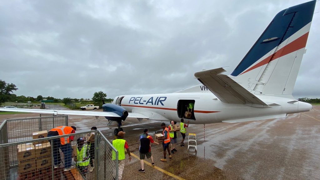 Thumbnail for Major flooding cuts off Gulf towns, closes airport as deluge heads south