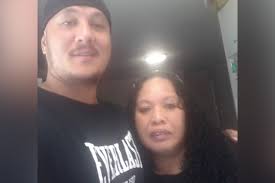 Leonard Smetheram and his alleged victim, mother Margarette. (Image: ABC)  