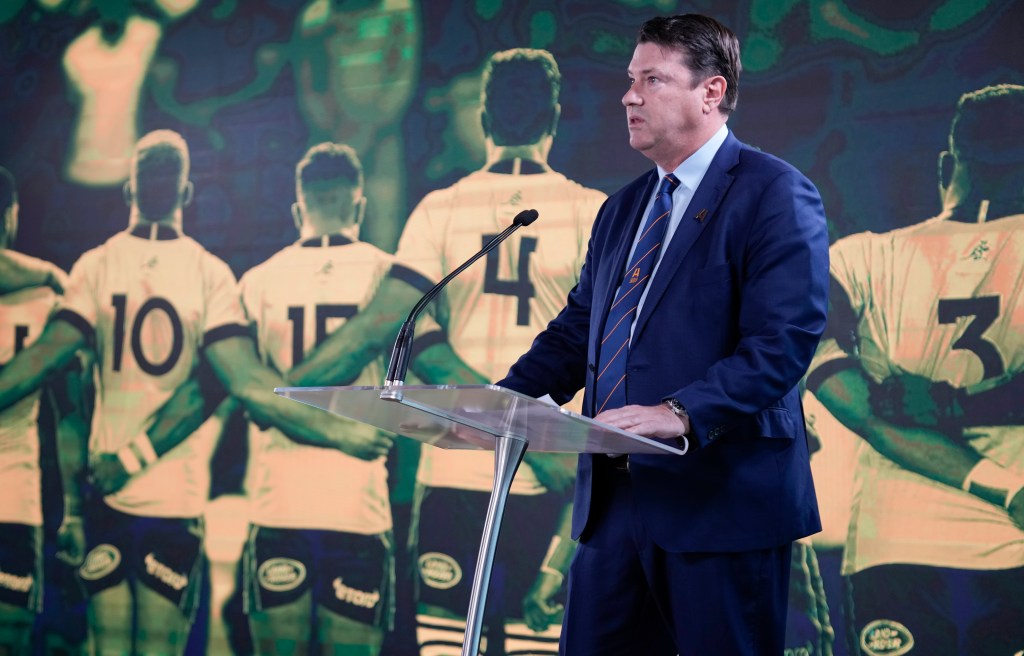 Thumbnail for Money in the bank, but Rugby Australia boss vows they won’t drop the ball this time