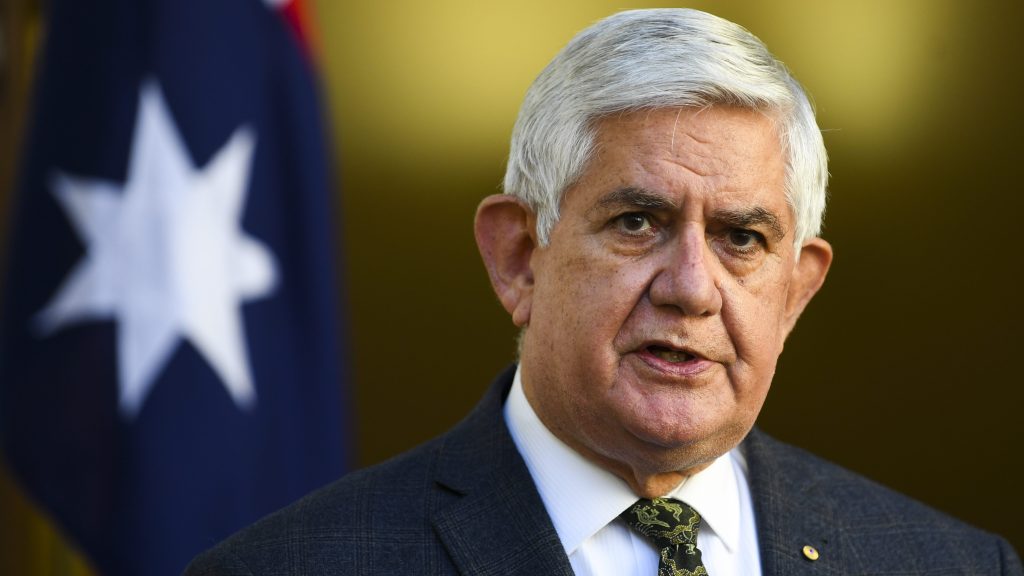 Former Minister for Indigenous Australians Ken Wyatt has rebuked his former party leader Peter Dutton over claims the Aboriginal Voice to Parliament would be an "elitist". (AAP Image/Lukas Coch) 