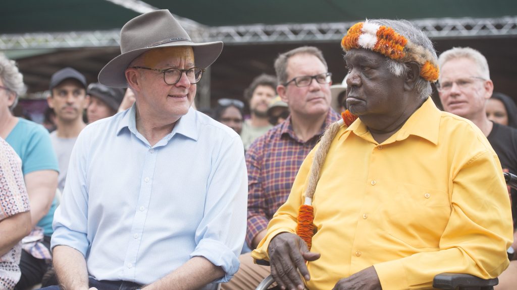 Thumbnail for ‘Giant of the nation’: Visionary land rights pioneer Yunupingu mourned at 74