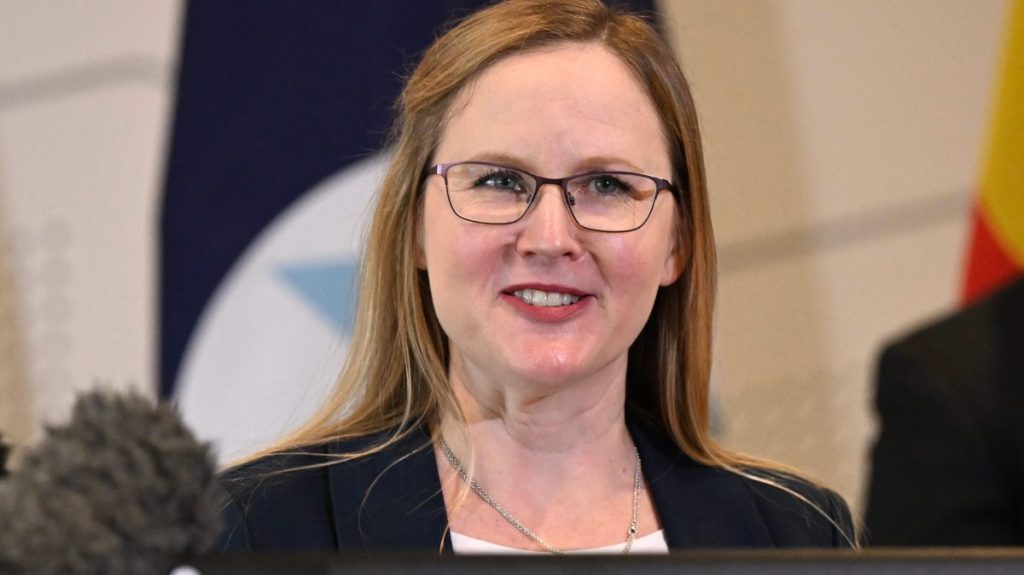 Jen Williams, Queensland Executive Director of the Property Council of Australia (AAP Image/Darren England) 