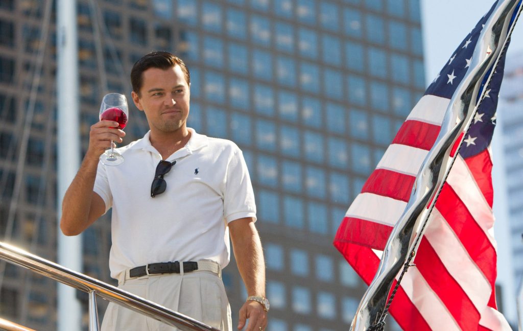 Leonardo di Caprio plays Jordan Belfort in hit movie The Wolf of Wall Street. Now the real Belfort is trying to sell himself in Australia. (AP Photo/Paramount Pictures and Red Granite Pictures, Mary Cybulski)