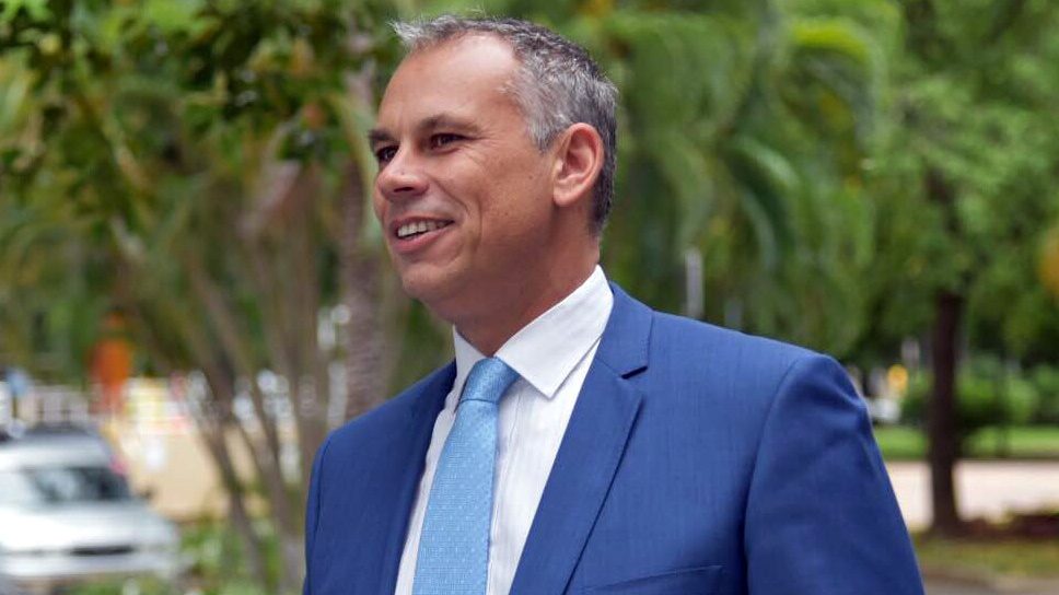 Former Northern Territory chief minister Adam Giles (AAP Image/Lucy Hughes Jones) 