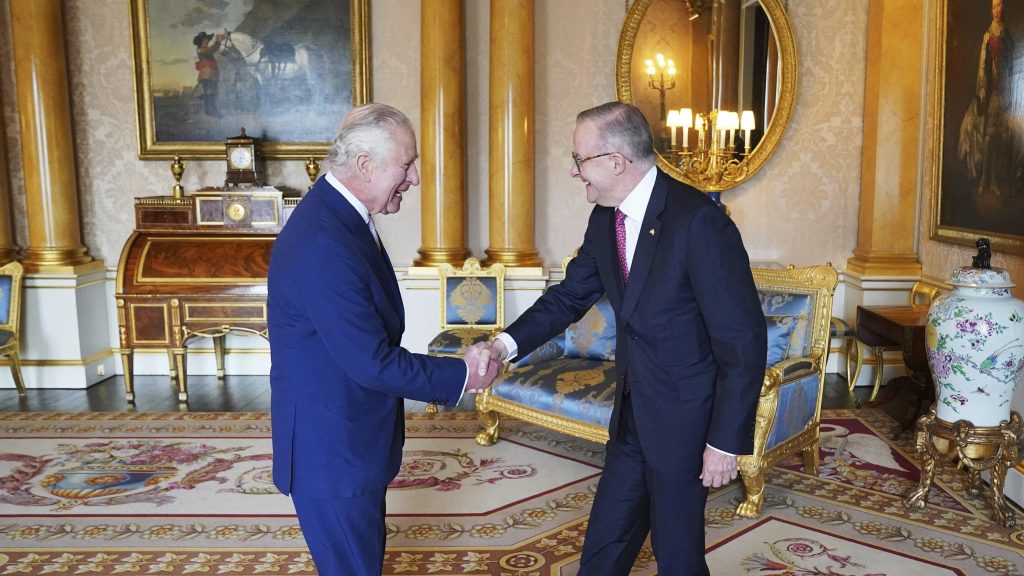 Thumbnail for The King and I: Albo meets monarch, but Labor split over swearing allegiance