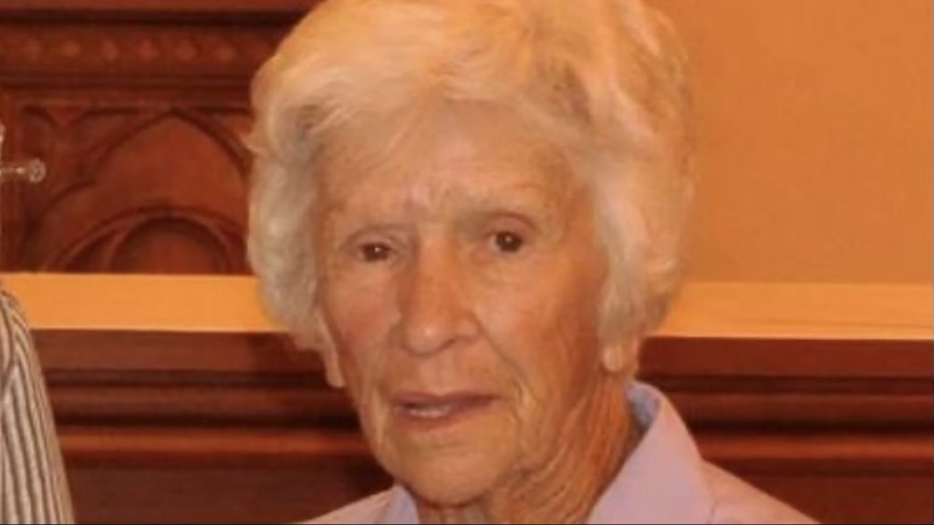 A supplied image obtained on Friday, May 19, 2023, of Clare Nowland. A NSW Police officer has been taken off active duty after a 95-year-old woman suffering from dementia and on a walking frame was tasered at a nursing home. (AAP Image/Supplied) NO ARCHIVING, EDITORIAL USE ONLY