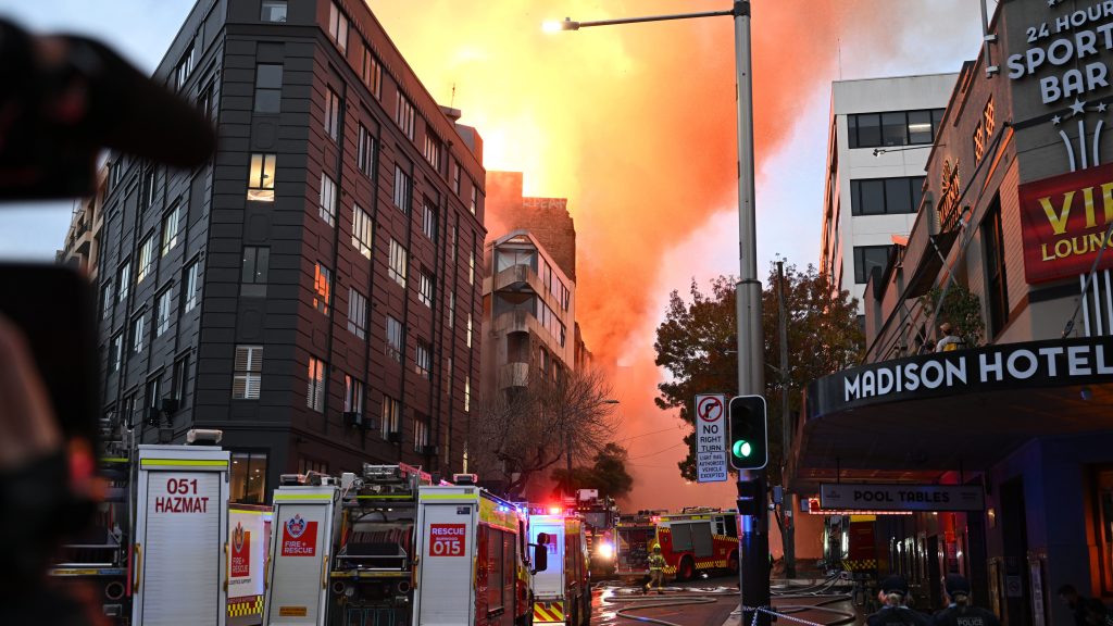 Thumbnail for Investigations underway into massive Sydney CBD fire