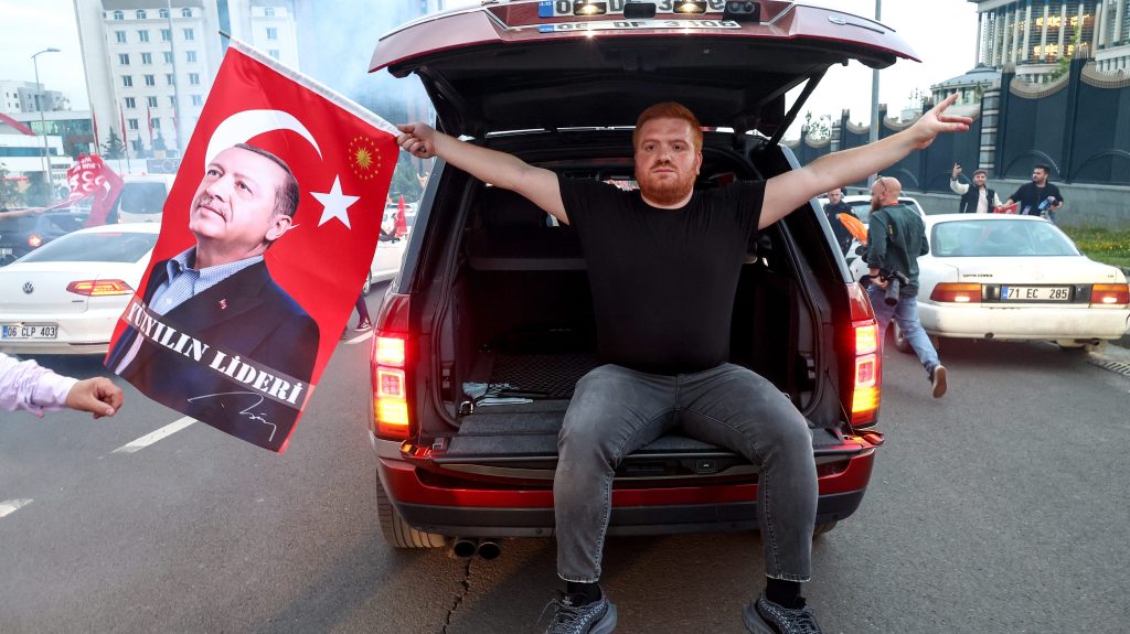 Thumbnail for Strongman Erdogan claims victory in Turkey election