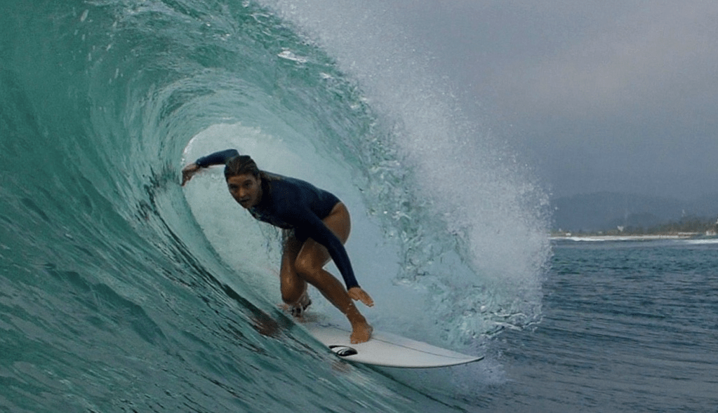 Vittoria Farmer pictured showing off her world-class form. Image: Lachlan McKinnon).