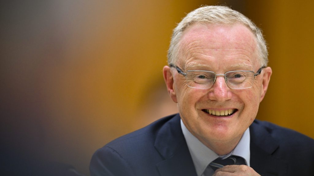Governor of the Reserve Bank of Australia (RBA) Philip Lowe speaks during Senate Estimates at Parliament House in Canberra, Wednesday, February 15. (AAP Image/Lukas Coch) 