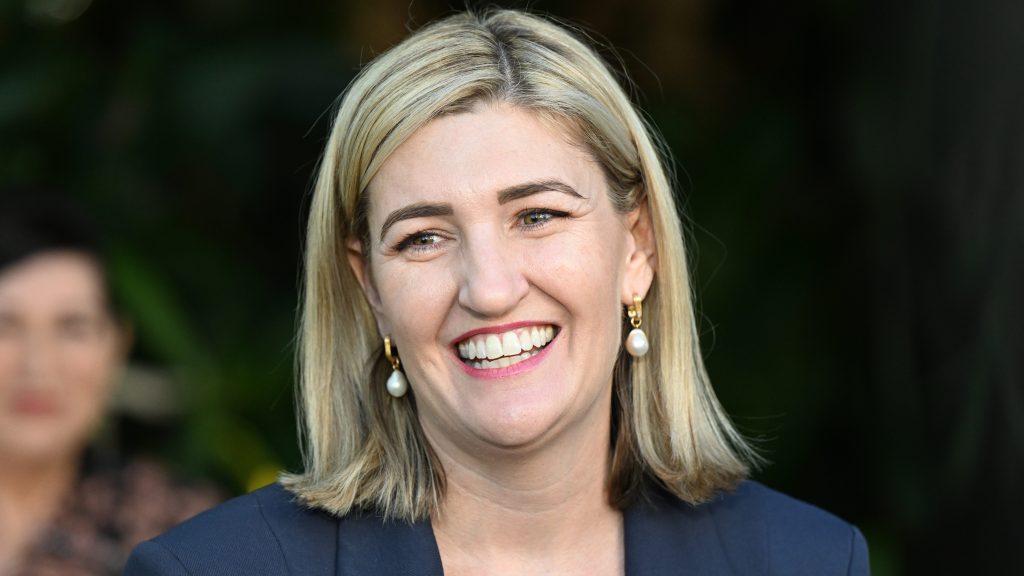 New Health Minister Shannon Fentiman (AAP Image/Darren England) 