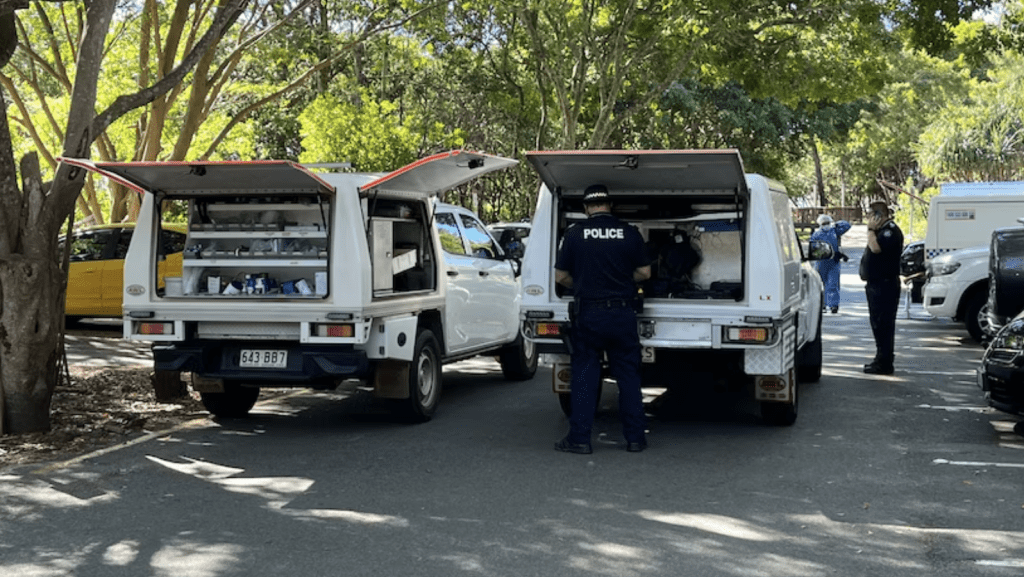 A crime scene has been established in the popular tourism region.(ABC News: Josh Dye)