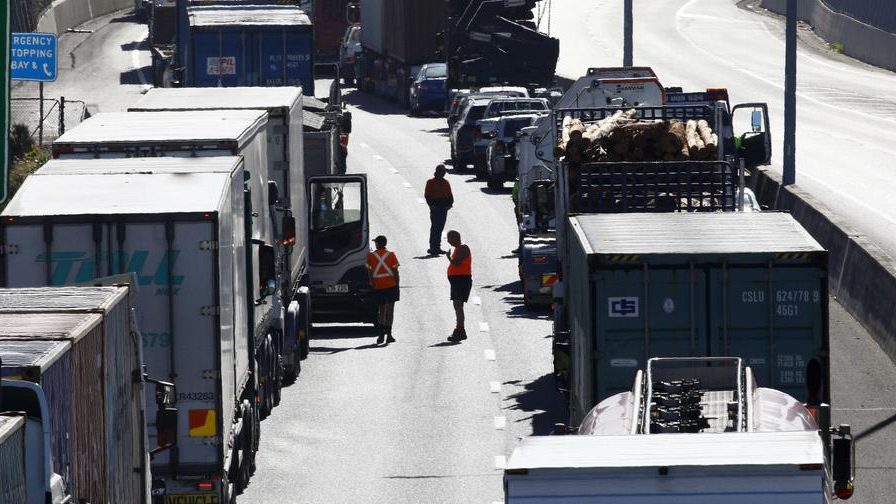Thumbnail for Test of patience as climate protestors block major roads for second straight day