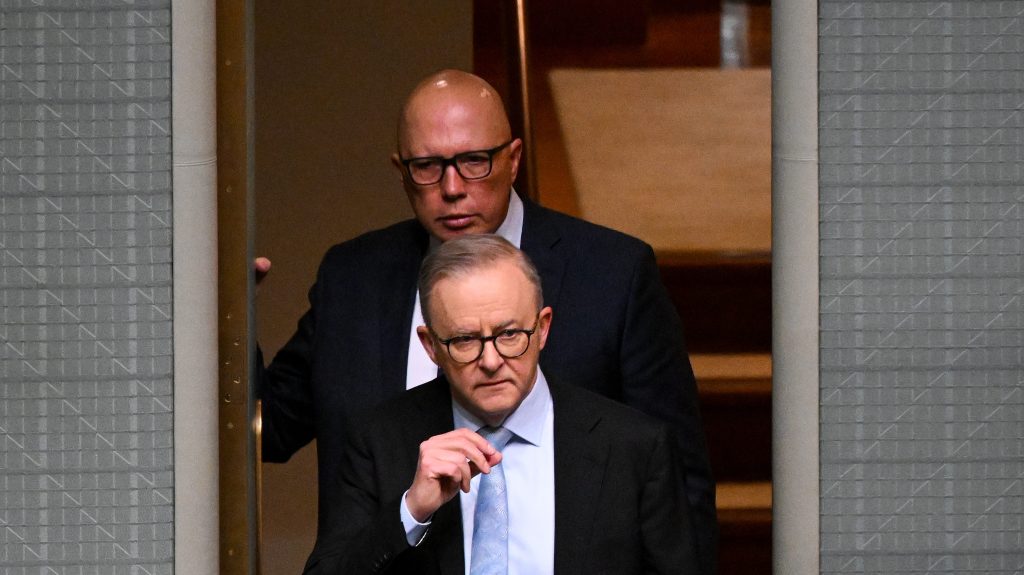 Thumbnail for Conservative parties get their noses in front as Labor loses battleground support