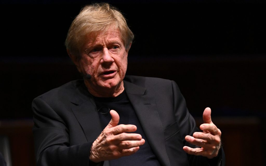 Journalist and co-author of The Voice to Parliament Handbook Kerry O’Brien, speaks during a Voice To Parliament panel, in Sydney. (AAP Image/Dan Himbrechts) 