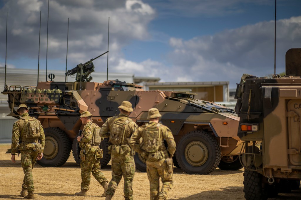 Australian troops may nave to give up some of their land to help with the housing crisis, says the Defence Minister.  (AAP Image/Glenn Hunt) 