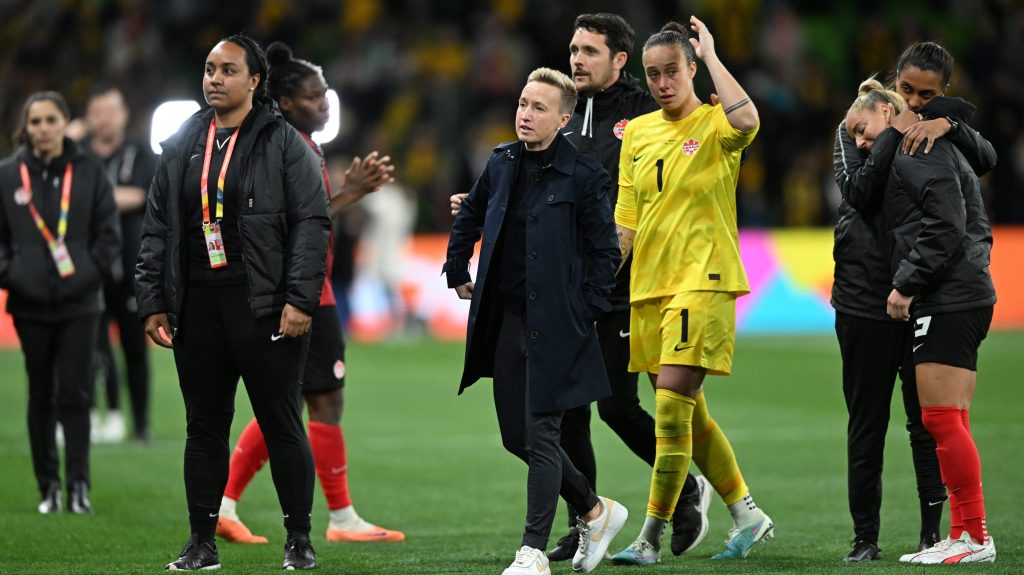 Thumbnail for Matildas on target to reach World Cup top four, says beaten coach