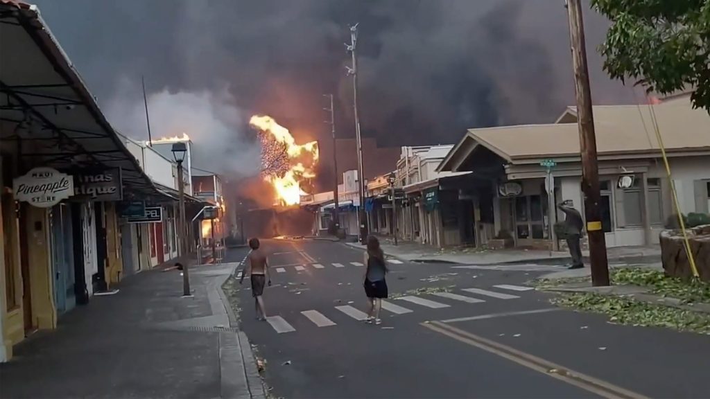 Thumbnail for Paradise in flames: Six dead as wildfires burn in Hawaii; survivors flee into ocean