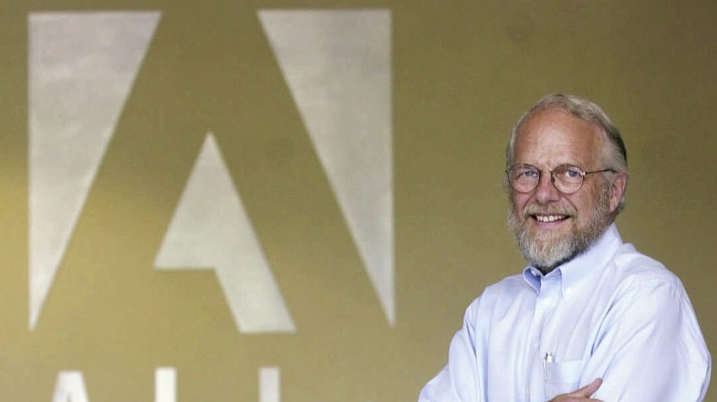  Adobe co-founder John Warnock, the inventor of the PDF and Adobe Systems co-founder died Saturday, Aug. 19, 2023, the software company said. (AP Photo/Paul Sakuma, File)