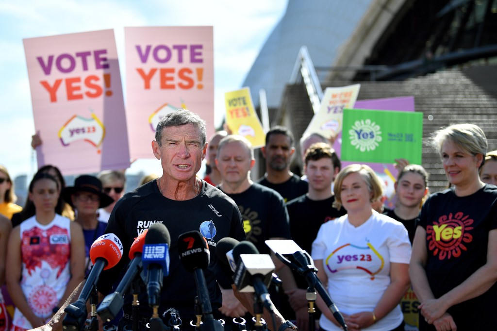 Thumbnail for Marathon man Pat Farmer taking ‘Yes’ message to every inch of Australia