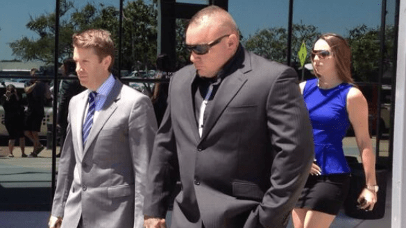 Former bikie boss and drug dealer Ian Ronald Crowden. (Image; ABC, Tom Forbes)