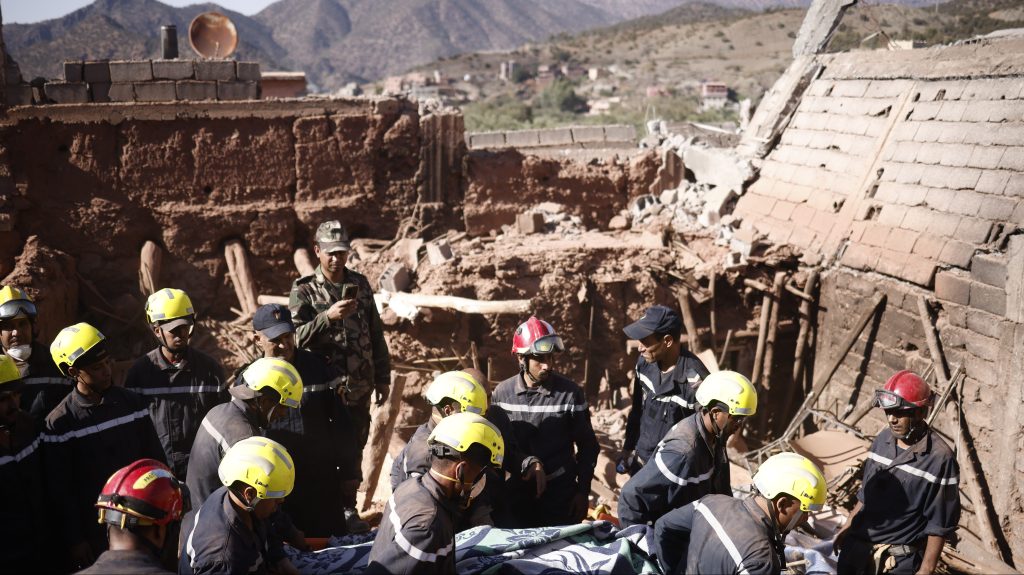 Thumbnail for Earthquake toll continues to grow as search goes on for survivors