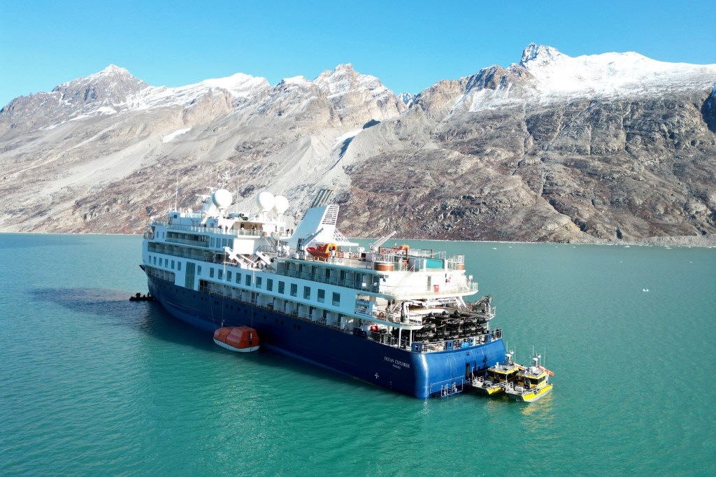 Thumbnail for Free at last: How huge fishing boat freed grounded cruise ship