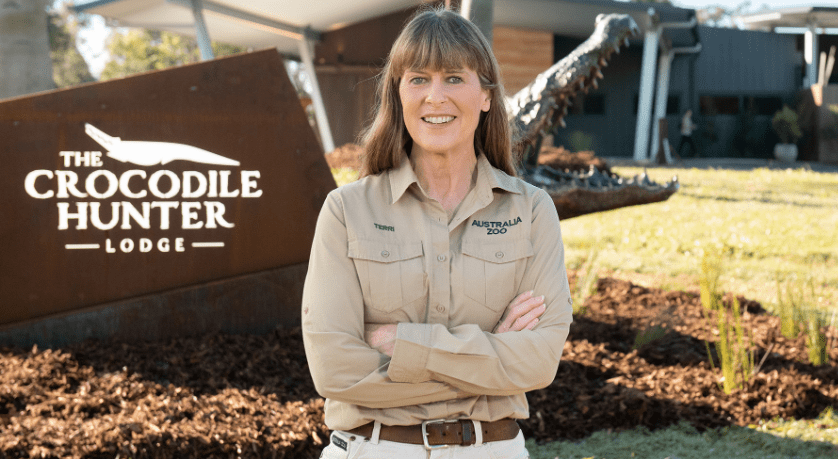 Australia Zoo's Terry Irwin has been inducted into the QUT Business Hall of Fame (photo supplied)