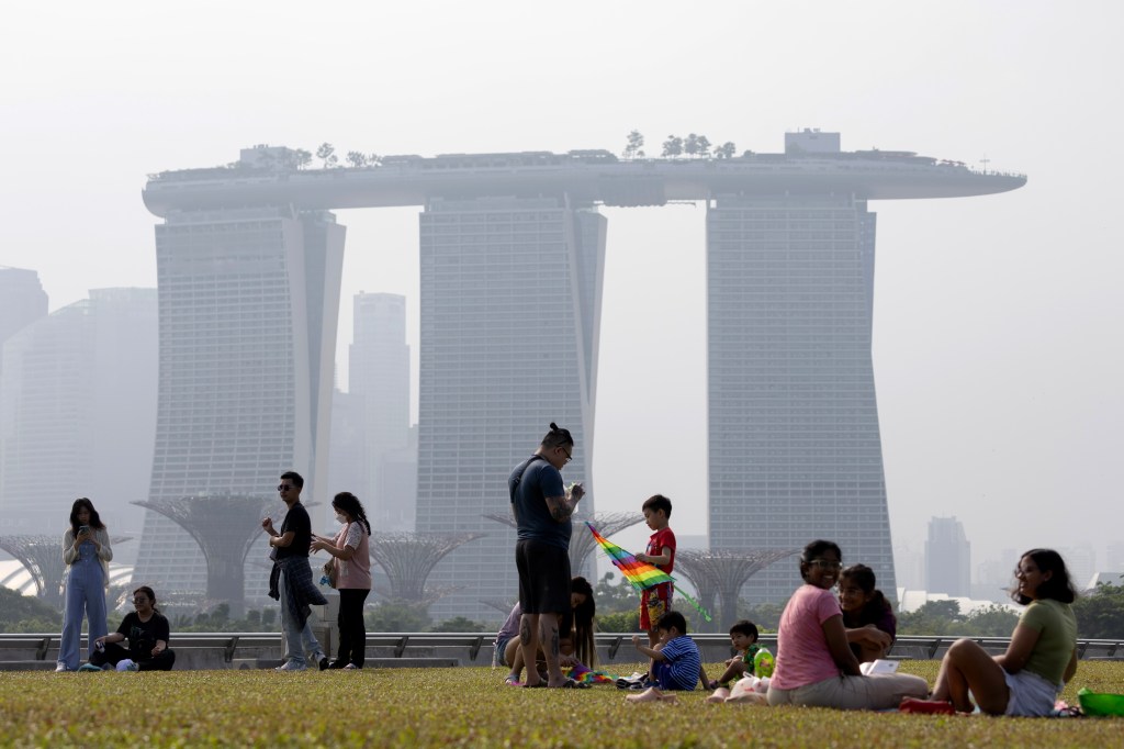 Singapore's Marina Bay Sands resort is just the kind of place Phil Brown can't wait to leave.   EPA/HOW HWEE YOUNG