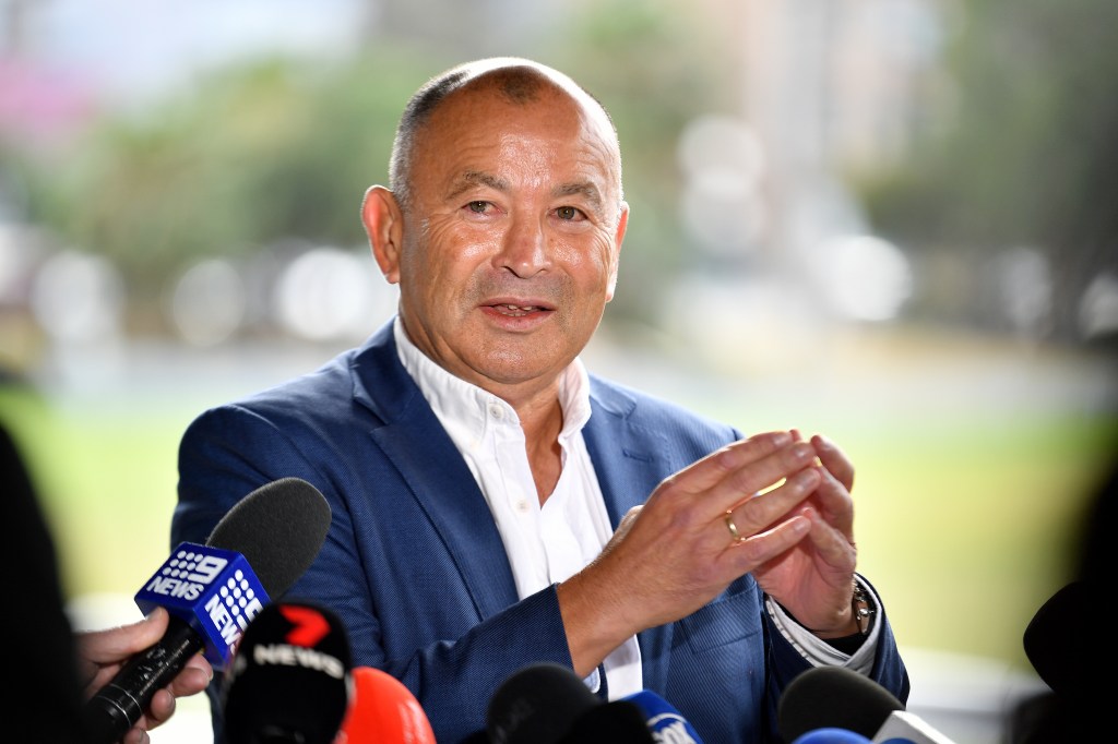 Thumbnail for Eddie Jones spells it out: He’s staying on as coach of the Wallabies for good (or not so good)