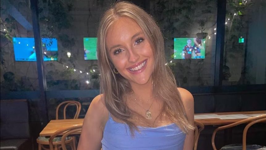 Water polo coach Lilie James, 21, was found dead inside the gymnasium toilets at St Andrew's Cathedral School in Sydney. Image: Facebook