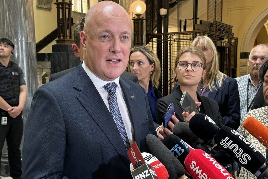 Thumbnail for After six-week limbo, Luxon to lead Kiwis, deputies to job share