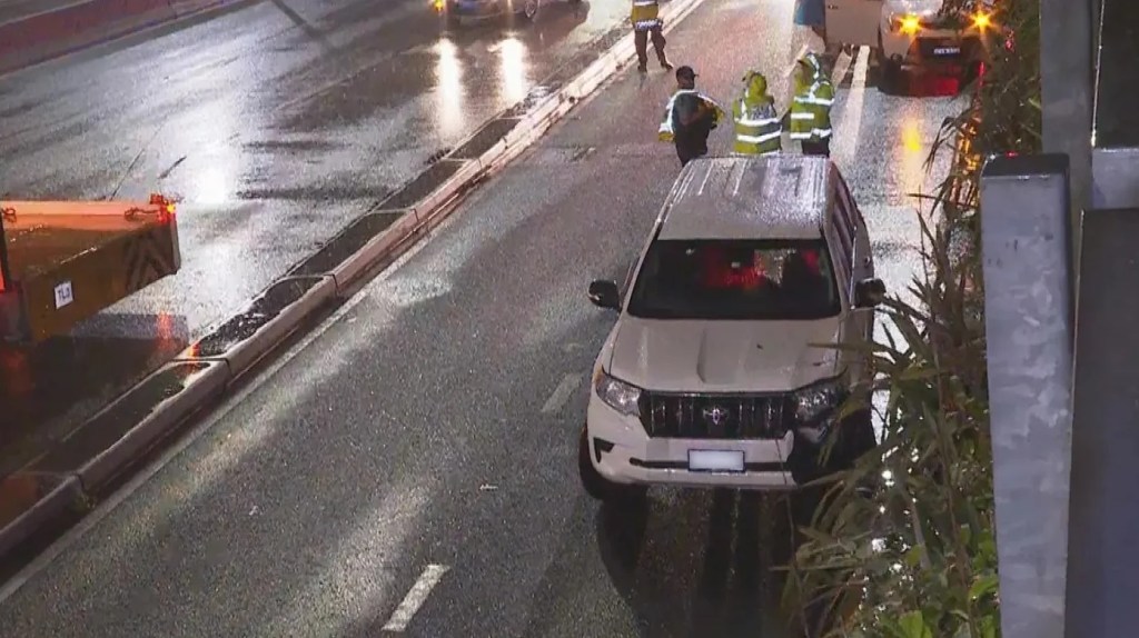 Thumbnail for Four held after 4WD stolen in Queensland involved in multi-car Sydney pileup