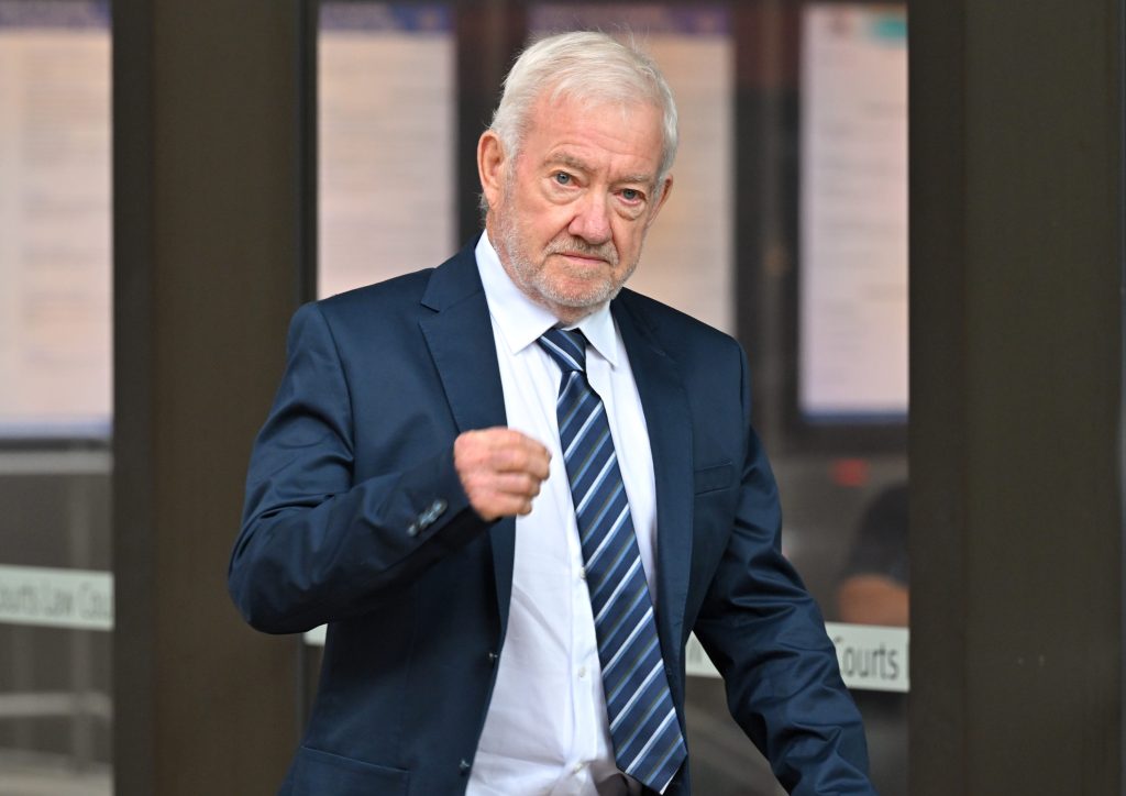 Television director Peter Meakin arrives at the Federal Court in Sydney, Monday, December 18, 2023. (AAP Image/Mick Tsikas) 