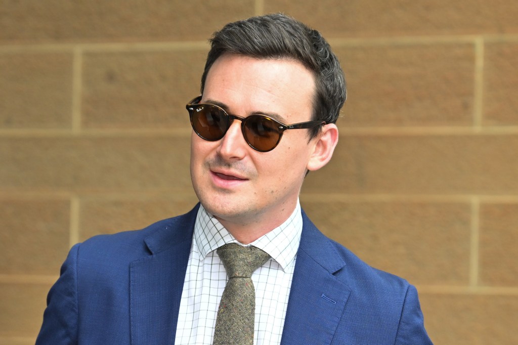 Queensland Liberal Member for Bonney Sam O'Connor arrives to the NSW Supreme Court in Sydney, Monday, December 18, 2023. (AAP Image/Mick Tsikas) 
