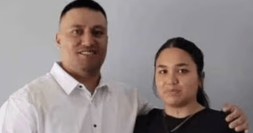 Siva Auvae (right) and her partner Anaru Ormond, who stabbed her to death after being released from a mental health clinic just hours before. (Image: Facebook) 