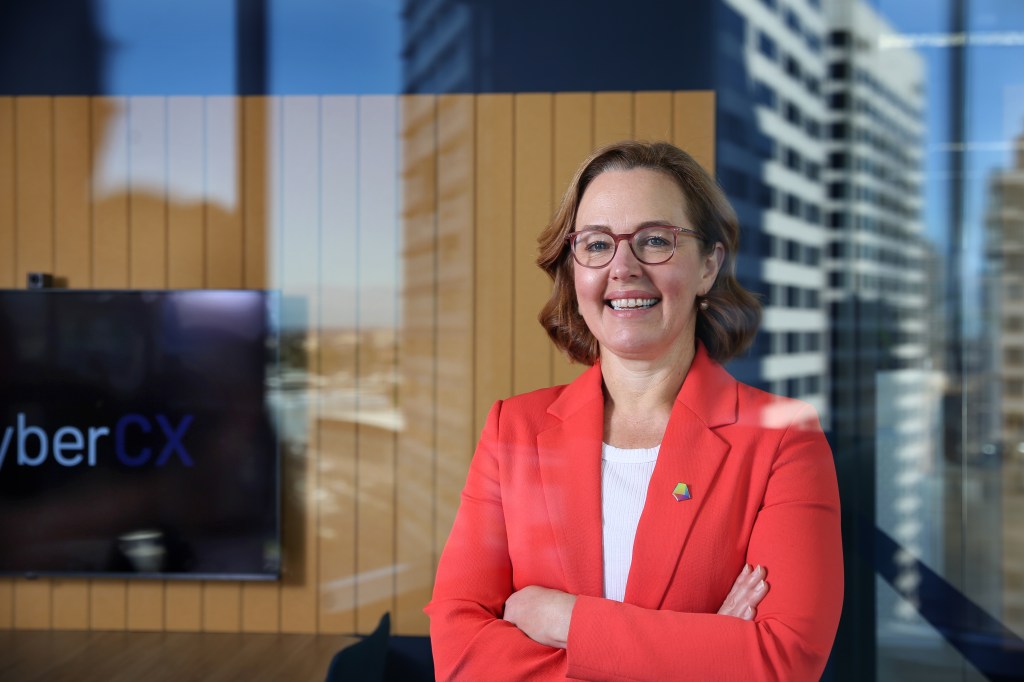 CyberCx Industry Health Lead – Meegan Fitzharris.
Photograph by James Alcock/CyberCX