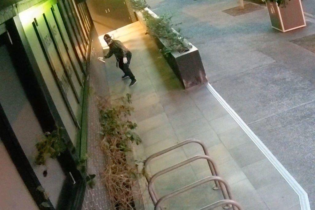 Thumbnail for Man arrested, charged with wilful damage after graffiti attack on Woolworths store