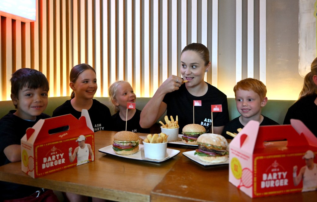 Former Australian tennis champion Ash Barty is seen during a Grilled promotional event in Melbourne, Wednesday, January 17, 2024. (AAP Image/Lukas Coch) NO ARCHIVING