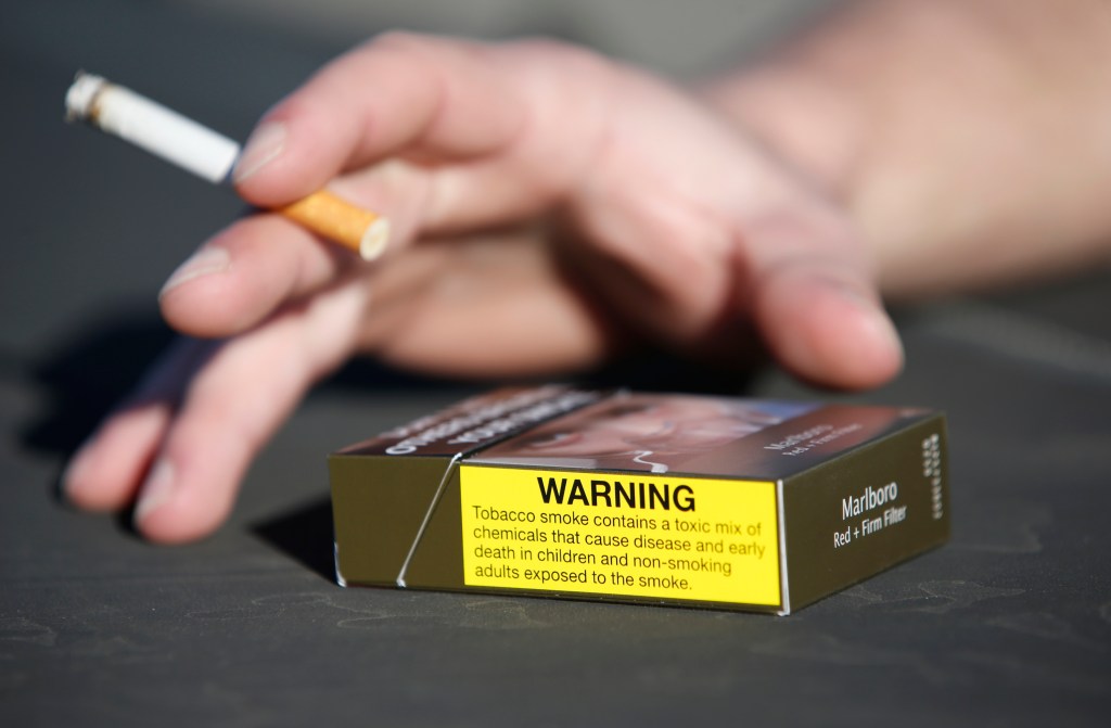 A stock image of a cigarette packet in Brisbane, Friday, August 31, 2018. (AAP Image/Regi Varghese) NO ARCHIVING