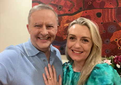 Thumbnail for Look who’s popped the question: Albo’s Valentine’s Day proposal to Jodie Haydon