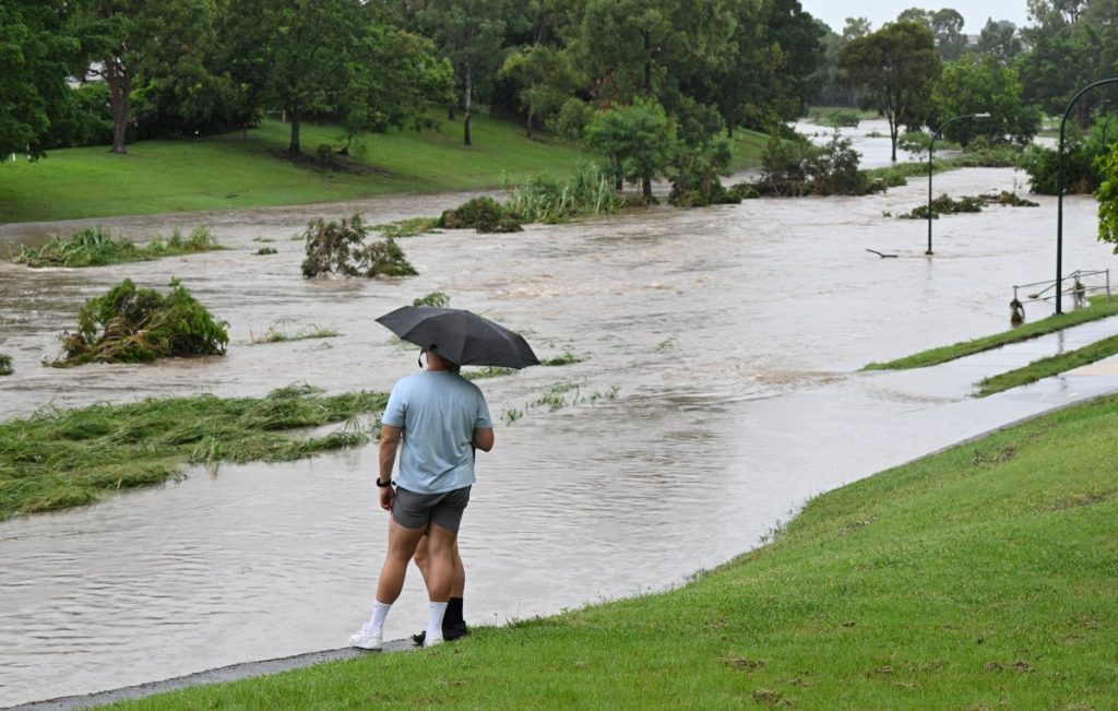 Thumbnail for Double trouble: Man dies in submerged car near Brisbane as two weather systems converge