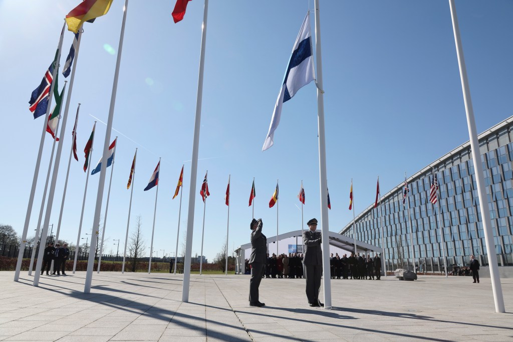 Thumbnail for NATO celebrates 75 years of peacekeeping as Russians (and Trump) thumb their noses